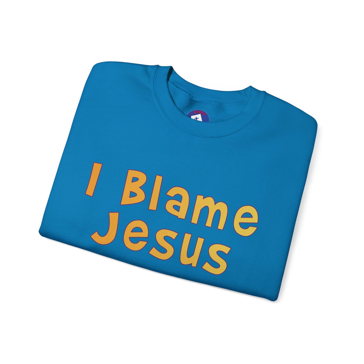 I Blame Jesus For Healing My Body | Unisex Heavy Blend Crewneck Sweatshirt | S - 5XL