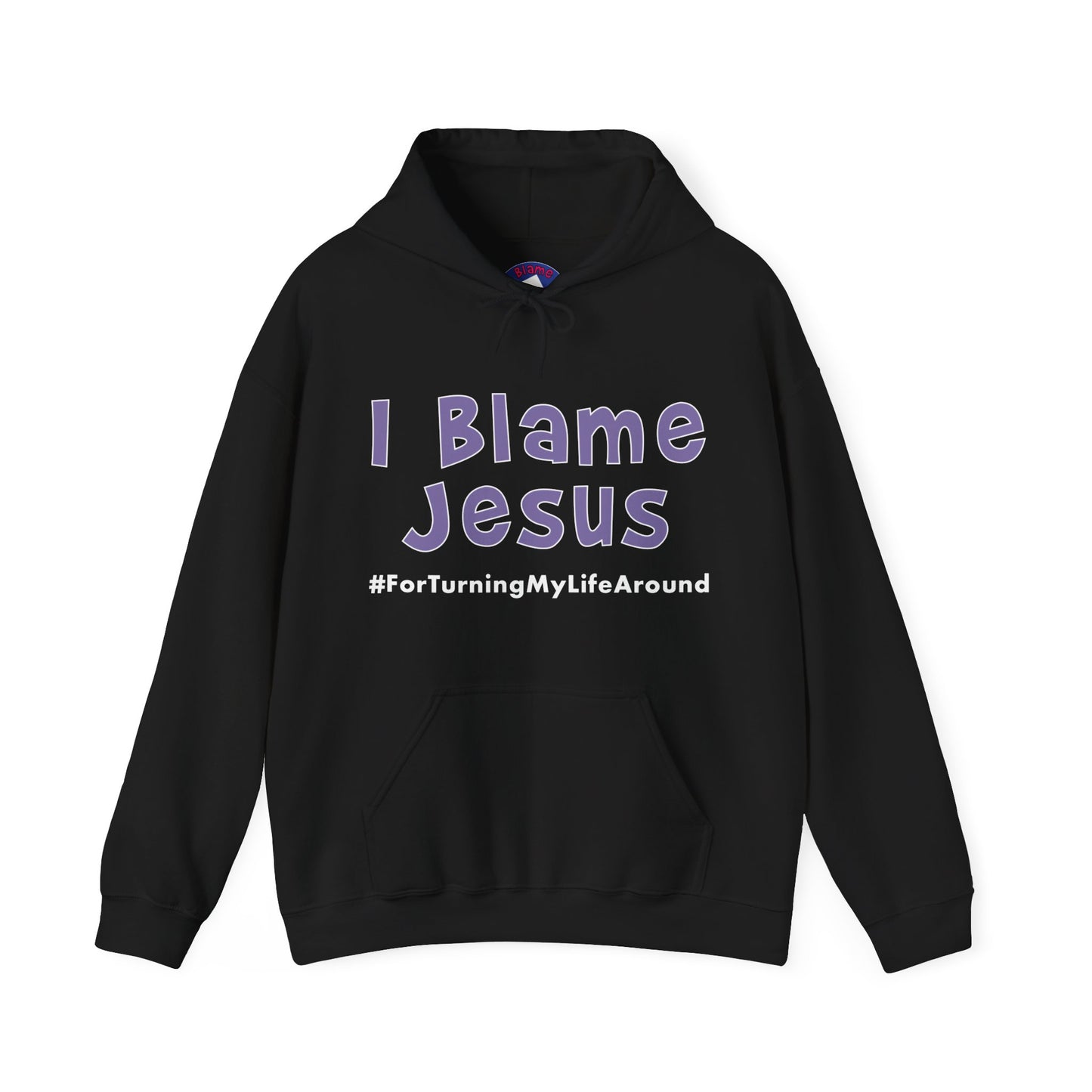 I Blame Jesus For Turning My Life Around | Unisex Heavy Blend Hoodie |  S - 5XL