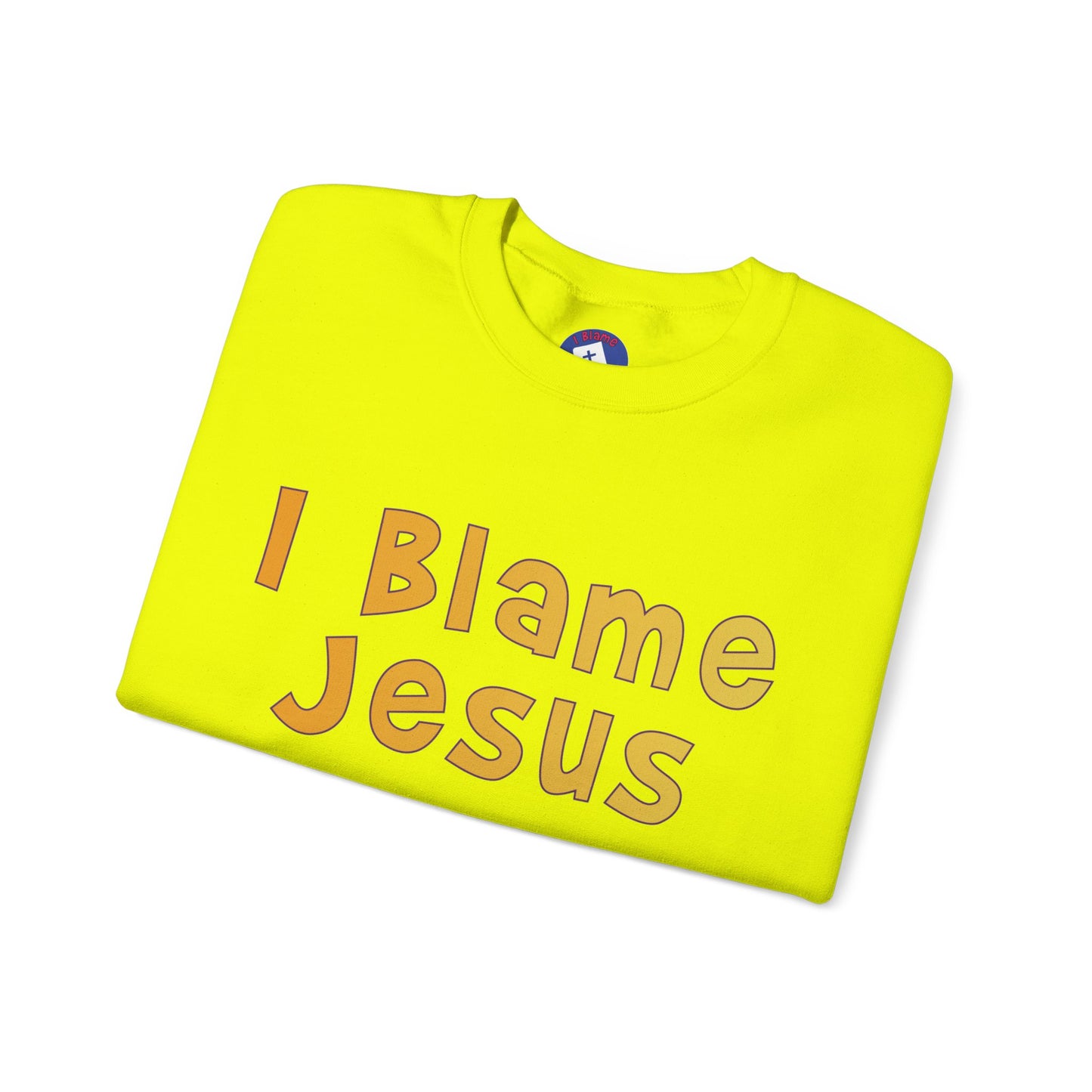 I Blame Jesus For Healing My Body | Unisex Heavy Blend Crewneck Sweatshirt | S - 5XL