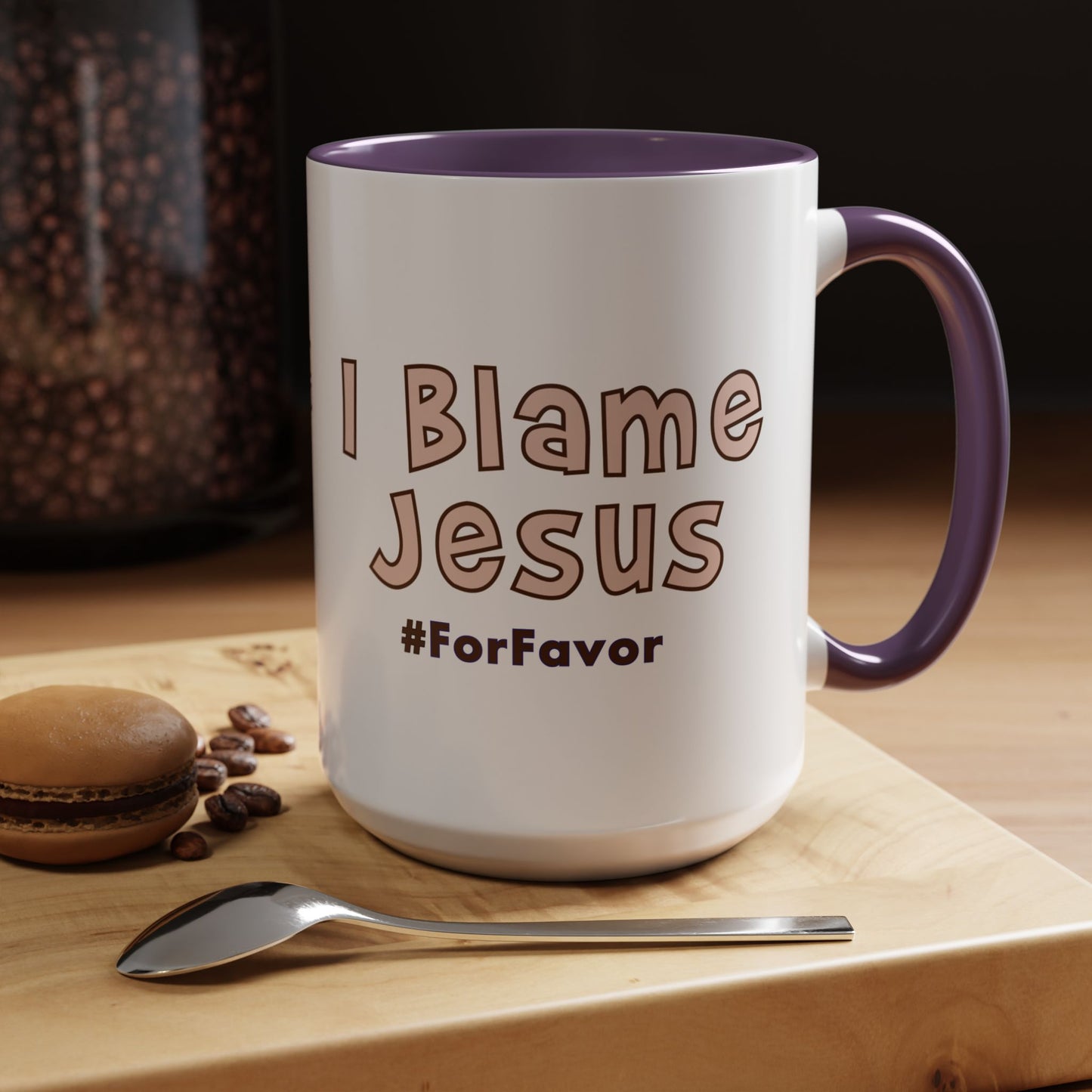 I Blame Jesus For Favor | Accent Coffee Mug 11 - 15oz