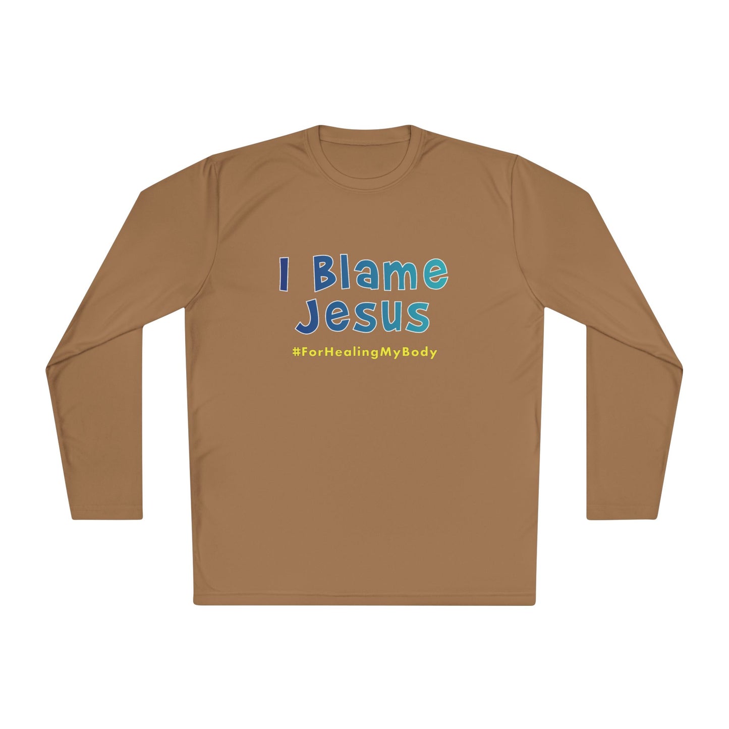 I Blame Jesus For Healing My Body | Unisex Lightweight Long Sleeve Tee | XS - 4XL