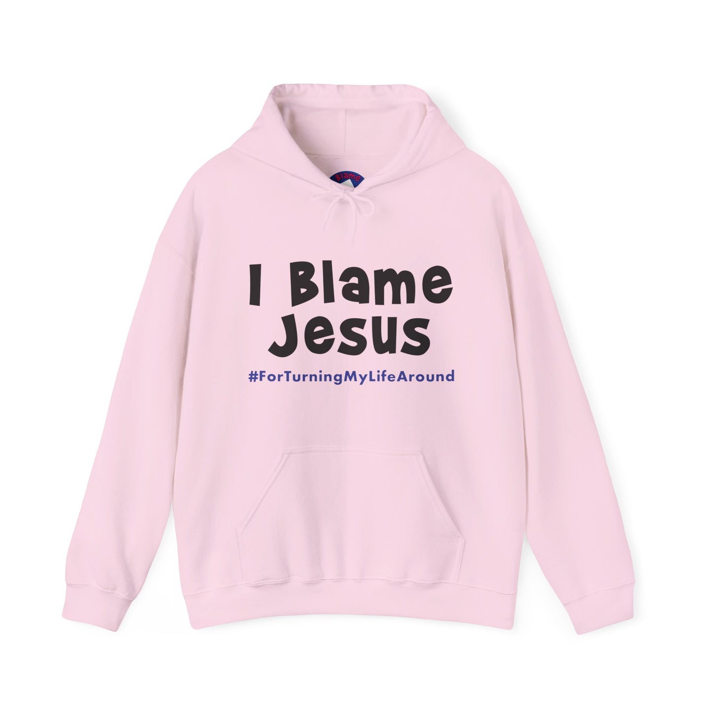 I Blame Jesus For Turning My Life Around | Unisex Heavy Blend Hoodie |  S - 5XL