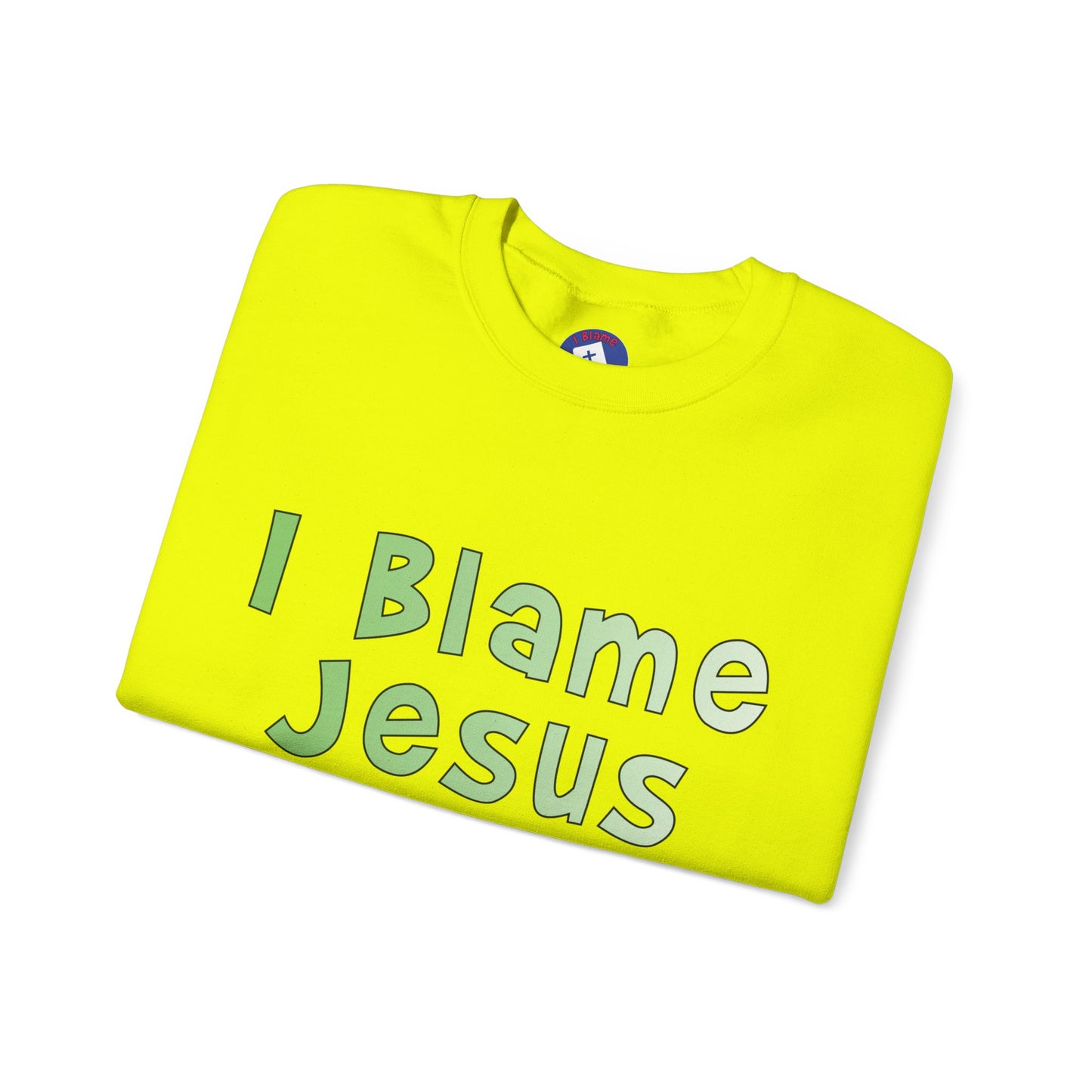 I Blame Jesus For My Happiness | Unisex Heavy Blend Crewneck Sweatshirt | S - 5XL