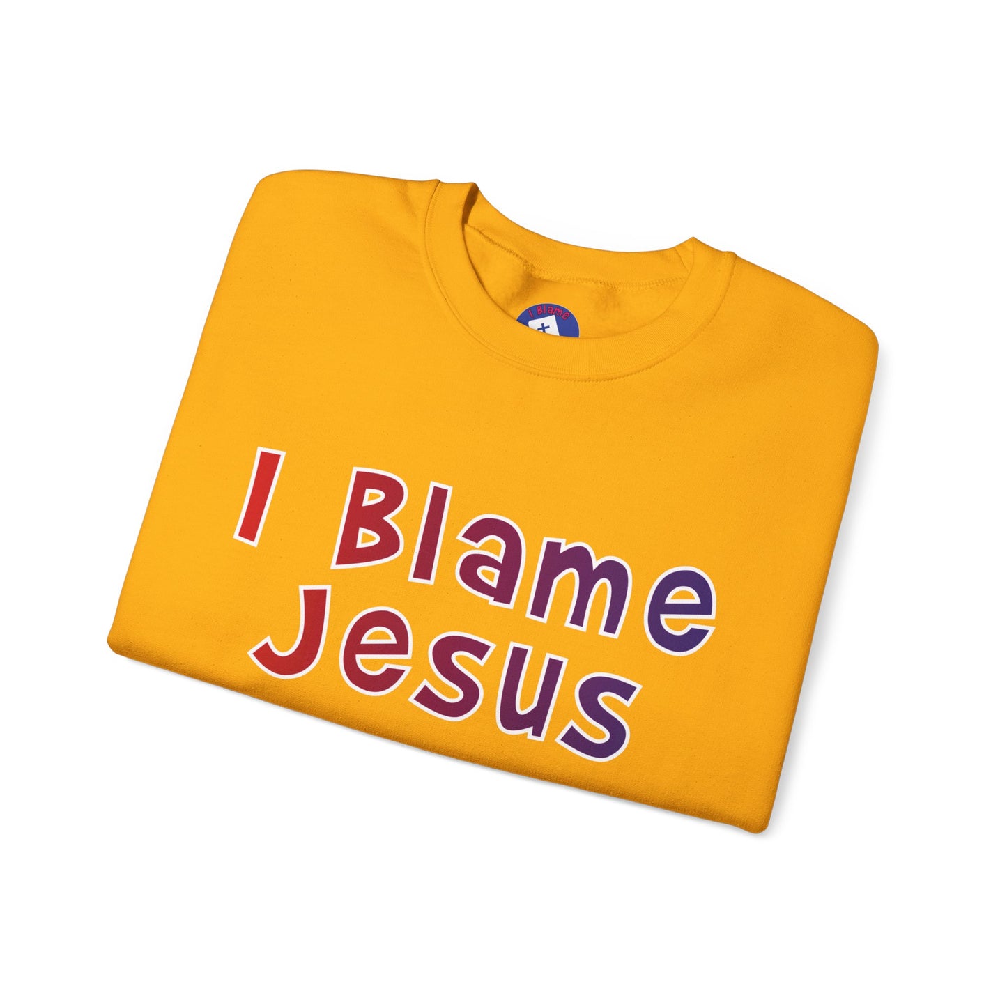 I Blame Jesus For Healing My Body | Unisex Heavy Blend Crewneck Sweatshirt | S - 5XL