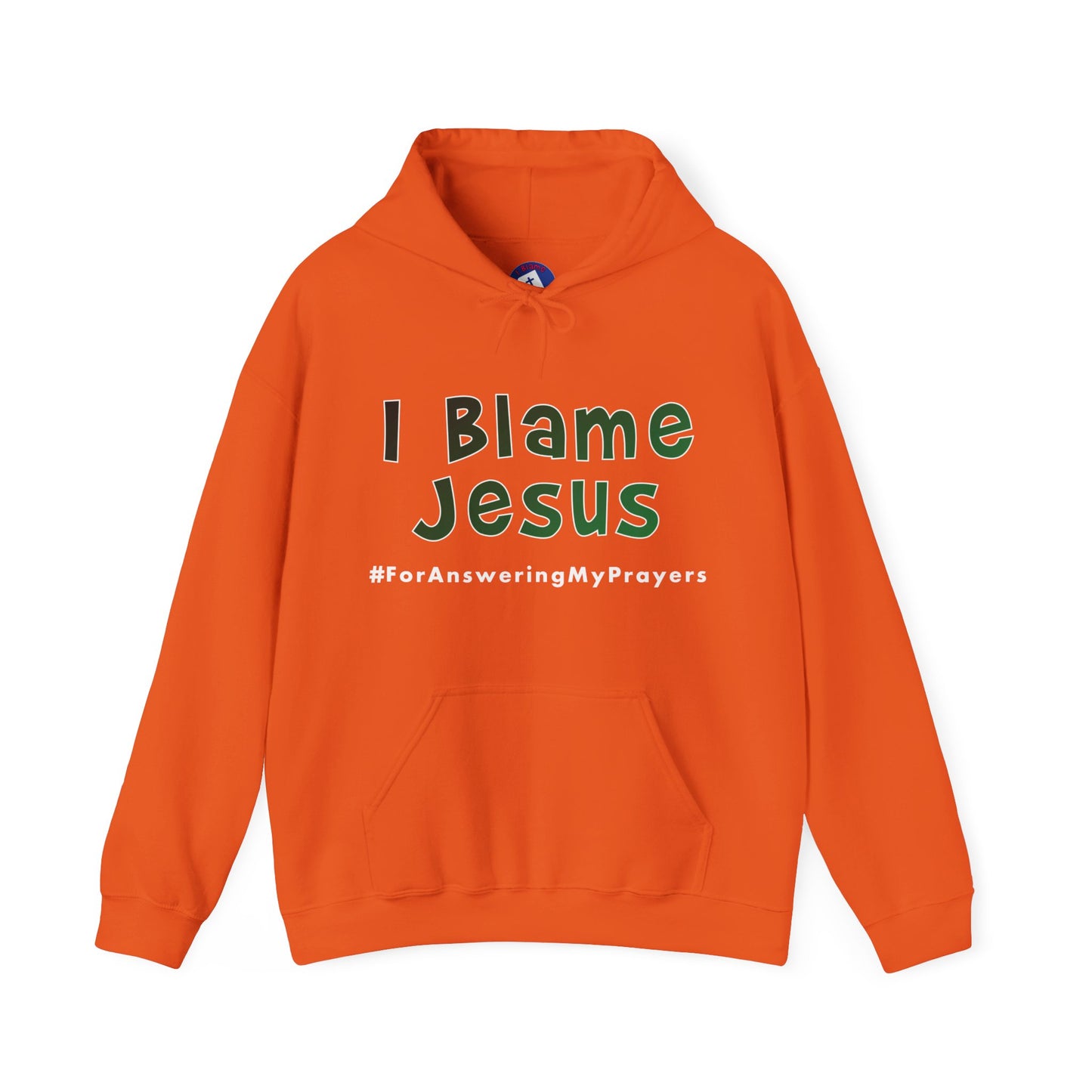 I Blame Jesus For Answering My Prayers | Unisex Heavy Blend Hoodie | S - 5XL