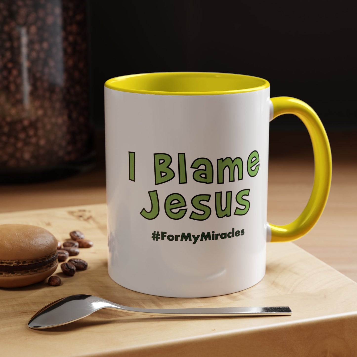 I Blame Jesus For My Miracles | Accent Coffee Mug | 11 - 15oz