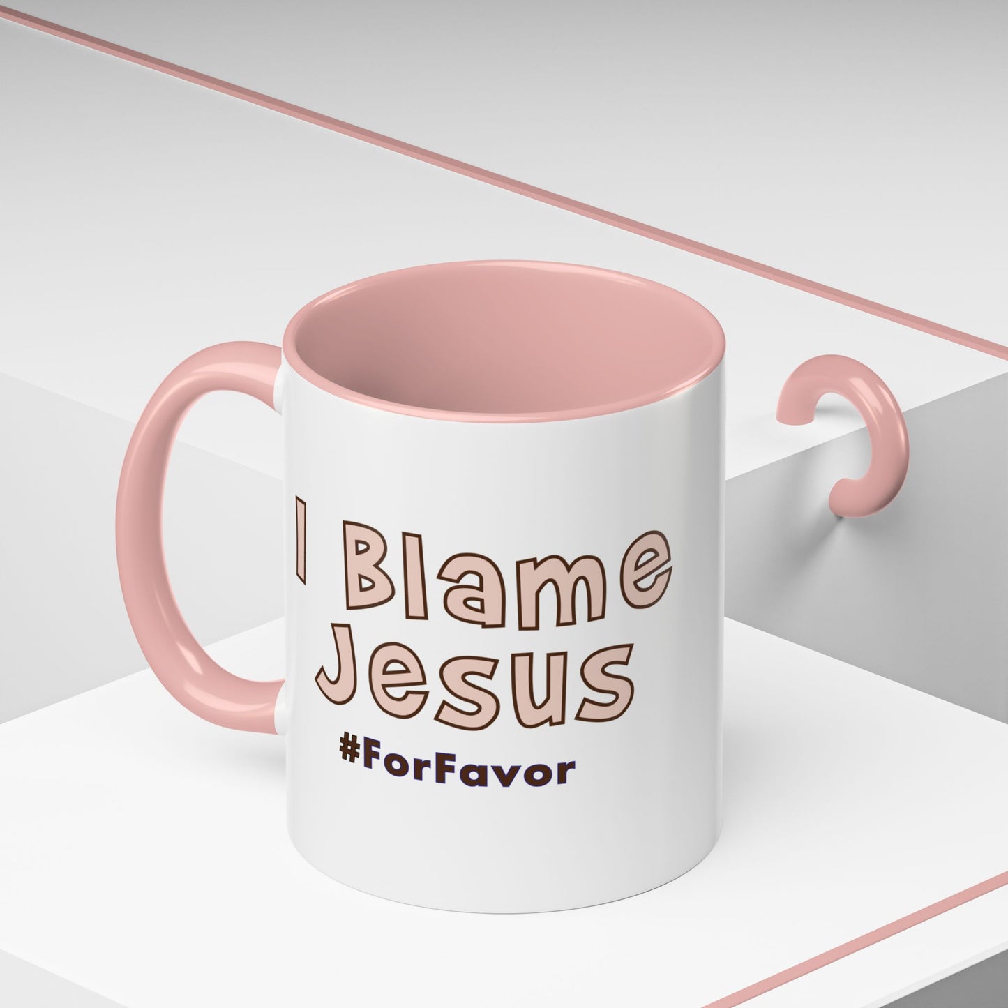 I Blame Jesus For Favor | Accent Coffee Mug 11 - 15oz